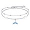 NIFUNAO Whale Tail Anklets for Women 925 Sterling Silver Ankle Bracelets for Women Ankle Bracelets Women&#39;s Anklets Double Layered Chain for Women