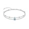 LINGBG JEWELRY Anklet Bracelets for Women 925 Sterling Silver Evil Eye Anklet for Women Waterproof Layered Beads Anklet Adjustable Chain Multilayer Anklet Leg Foot Bracelet for Lady Hotwife