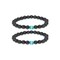 CSIYANJRY99 Lymphatic Drainage Obsidian Anklet,Therapy Ankle Bracelet,Anti-Swelling Black Obsidian Anklet Lymph Detox Bracelet for Women Men (D)
