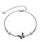 YAFEINI Butterfly Anklet for Women Sterling Silver Butterfly Daisy Anklet Bracelet Jewelry Gifts for Women