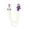 Astronaut And Rocket Enamel Pin Collect Cute Arts Metal Cartoon Brooch Backpack Clothes Collar Minimalism Lapel Badges Jewelry