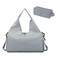 Yoga Gym Bags for Women, Tote Gym Bag with Yoga Mat Holder, with Shoes Compartment and Wet Dry Storage Pockets, Large Waterproof Gym Bags and Carriers, Tennis, Pilates, Travel, Beach and Gym(grey)