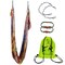 Aerial Yoga Hammock Aerial Pilates Silk Yoga Swing Set include Carabiners daisy Chain, Pose Guide 5.5 yards Set (Butterfly)
