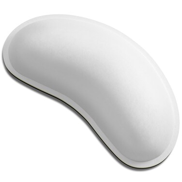 DAPESUOM Mouse Wrist Rest, Ergonomic Memory Foam Mouse Wrist Support, Hand Rest Pad Cushion for Gaming, Office, Computer, Laptop, Wireless Mouse, Men, Women, Pain Relief &amp; Easy Typing, Ivory White