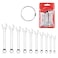 Mini Wrench Set Open End Wrench Combination Wrench Small Wrench Set, Metric and SAE (SAE)