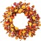 22 Inches Fall Wreaths for Front Door Autumn Wreath Harvest Wreaths Eucalyptus Fall Wreath with Pumpkins for Thanksgiving Home Wall Windows Indoors Outdoor Porch