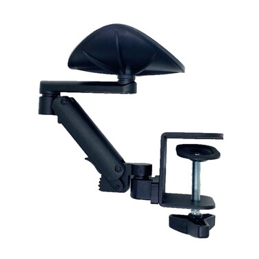 Adjustable Arm Rest for Desk Ergonomic Extendable Armrest Pad Rotating Elbow Aluminum Rest Holder, Bracket Console for Computer Home, Office