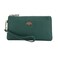 imeetu Women's Wristlet Clutch Purse Leather Cell Phone Wallet Handbag with Wrist Strap (Green)