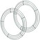 URATOT Wire Wreath Frame Round Christmas Dark Green Wreath Frame Metal DIY Floral Crafts Wire Wreath Ring Round for New Year Thanksgiving Valentines Day Decorations (2, 14 inch)