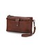 myfriday Vintage Vegan Leather Wristlet Clutch Purse for Women with Zip Around 2 Strap &amp; Detchable Card Holder