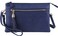 Solene Women's Lightweight Multi Compartment Wristlet Clutch Wallet Crossbody Bag - (WU021-Navy)