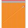TecUnite 60 Pcs HB Pencils #2 Unsharpened Wood Cased Pencils with Eraser Hexagonal Pencil Cute Graphite No 2 Pencils for Adults Gifts Exam School Office Sketching Learning(Yellow, Silver)