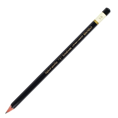 Tombow 51506 MONO Drawing Pencil, 3B, Graphite 12-Pack