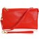 Red Clutch Purse Wristlets for Women - Red Handbag Wristlet for Women, Small Crossbody Clutch Purses for Women, Red Wallets for Women, Red Vegan Leather Wristlet, Small Clutch Purses Womens Wristlet
