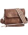 CHOLISS Small Crossbody Bags for Women, Wristlet Wallets for Women Trendy Vegan Leather Phone Purse Handbag for Travel Casual Brown