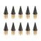 10 Pcs Everlasting Pencil Replaceable refill Metal Infinite Pencil Replaceable Graphite Nib Reusable Inkless Writing Pens Nib Inkless Pencils Eternal Replacement Head Pencils Head for Writing Drawing