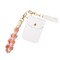 Poagoep Boho Wristlet Keychain Wristlet Wallet for Women Macrame Wrist Lanyard Flower Keychain(2)