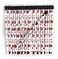 Lucky Pine Heart Pencils, Valentine Pencils (24 pencil set) (White)
