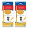 BAZIC Pencil Wood Pre-Sharpened Pencil #2 HB, Latex Free Eraser Yellow Pre Sharpened Pencils for Exam Sketching School Office (12/Pack), 2-Packs