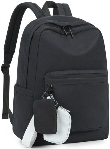 BTOOP School Backpack for Teen Girls Women Laptop College Backpacks Keychain Wristlet Wallet Girls Women Casual High School