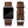 EDIMENS Leather Bands Compatible with Apple Watch 45mm 42mm 44mm Band Men Women, Vintage Genuine Leather Wristband Replacement Band Compatible for Apple Watch iwatch Series 9 8 7 6 5 4 3 2 1, SE