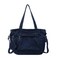 Extolove Denim Tote Bag, Large Capacity Jean Purses for Women Denim Crossbody Handbags with Small Purse (Navy Blue)