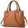 CHICAROUSAL Purses and Handbags for Women Leather Crossbody Bags Women's Tote Shoulder Bag (CC Brown)