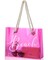 Sweetude Clear Beach Tote Bag Transparent PVC Beach Bag Women&#39;s Large Tote Bag Waterproof Stadium Bags for Summer Pool Party (Holographic)