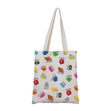 MNIGIU Rock Climber Gift Rock Climbing Tote Bag Rock Climbing Lovers Gift Bouldering Gift Rock Climbing Gifts for Women (Climbing Tote)