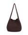 ENBEI Women's Handcrafted Crochet Tote Bag Knit Shoulder bag,All-Season Handwoven Beach Bag, Cute Eco-Friendly Handmade Tote for Shopping, Travel, Daily Use, Gift Box Packaging（Brown