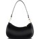 Shoulder Bags for Women Leather Cute Hobo Tote Handbag Under the Arm Purses Mini Clutch Purse with Zipper Closure (black)