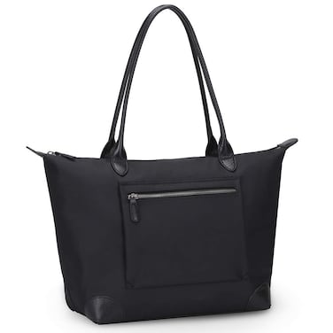 DORIS&amp;JACKY Tote Bag For Women Large Lightweight Designer Leather Nylon Work Shoulder Bag And Foldable Travel Purse
