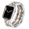 VISOOM Beaded Boho Bracelet Compatible with Apple Watch Band 42mm/44mm/45mm/46mm Series 10/SE/9/8/7/6/5/4/3/2/1 Women Handmade Crystal Stretchy Iwatch Strap