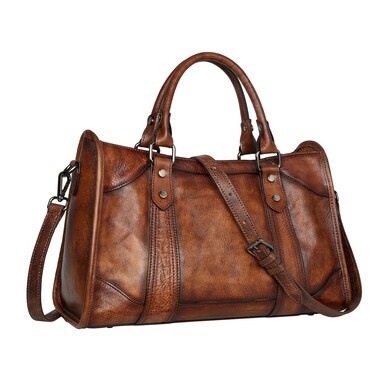 Iswee Hobo Crossbody Bags Shoulder Bag Large Leather Tote Bag for Women Satchel Hand Bags and Purses Women's Top-Handle Handbags (Coffee)