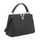 EVVE Women's Small Satchel Bag Classic Top Handle Purses Fashion Crossbody Handbags with Shoulder Strap   BLACK