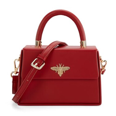 Milan Chiva Small Top Handle Purses for Women Mini Satchel Crossbody Bag Elegant Trendy Square Bag Designer Handbag MC-415TN