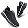 JARLIF Women's Lightweight Athletic Running Shoes Breathable Sport Air Fitness Gym Jogging Sneakers (Size8, Black)