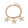 Todu Chunky Golden Necklace for Women Starfish Big Star Pendant Necklace Gold Plated Choker Hip Hop Rock Y2k Punk Party Jewelry