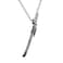 HELLOICE Katana Necklace Samurai Sword Necklace Katana Unsheated Sword Necklace 20K Gold Plated Katana Gift for Women and Men