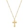 Valloey Rover Gold Cross Necklace for Women 14K Gold Plated Chain Necklace Dainty Gold Cross Pendant Necklace Simple Cute Necklaces for Women Christian Faith Necklace Jewelry (Style 5)