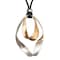 joymiao Boho Necklaces for Women Leather Pendant Necklace Boho Choker Necklace Wrap Around Necklace Adjustable Leather Necklace Cord