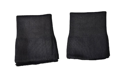 Knit Cuffs for Jacket,Seamless Rib Cuffs 1Pair for Sleeve Extending or Replacement (Black)