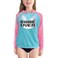 Littleforbig Women's Bunnywatch Cosplay Gaming Casual Regular Fit Long Sleeve Drawstring Hoodie Sweater Blue 4XL