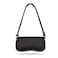 Zengmei Shoulder bag, Designer Bag, Saddle Purse for Women Female Girl (02-Black saddle)