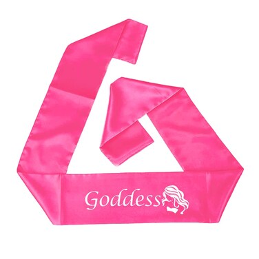 Silk Wrap for Hair Edges - Satin Scarf for Edge Laying, Wigs, Makeup, Facial, Sports, Yoga, and Wig Grip (Rosy)