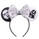 JIAHANG Halloween Mouse Ears Headband Ghost Sequin Bow Hair Band, Festival Party Decoration Costume Headwear Hair Accessories for Women Girls