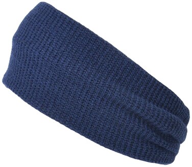 CHARM Athletic Headband Hair Band - Workout Fitness Sweat Cloth Head Wrap Accessories for Woman and Men Navy