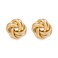 Gold Knot Earrings Chunky Gold Earrings For Women Gold Fringe Earrings Boho Statement Bone Chain Gold Knot Tassel Earrings Jewelry Gifts (Gold Knot Earrings)