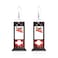 Seakuur Halloween Earrings Cartoon Acrylic Guillotin Dangle Drop Earring Creative Bloody Guillotine Cool Black Hooks Earrings for Women Party Jewelry (Black)