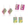 Retro Earrings 70s 80s 90s Earrings Hip Hop Earrings Cassette Tape Earrings Pink Earrings 80s 90s Outfits for Women Party Accessories